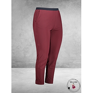 PLUS BASICS Pantalon CUFF DRESSED DOBBY